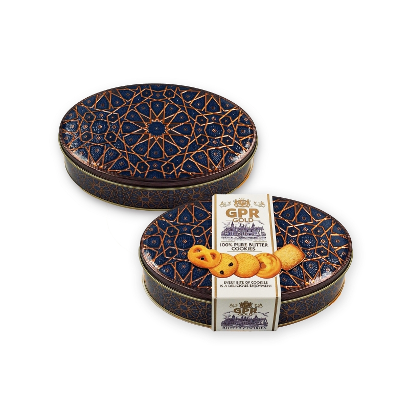 GPR Gold pure butter cookies – Central Asia designs   340G